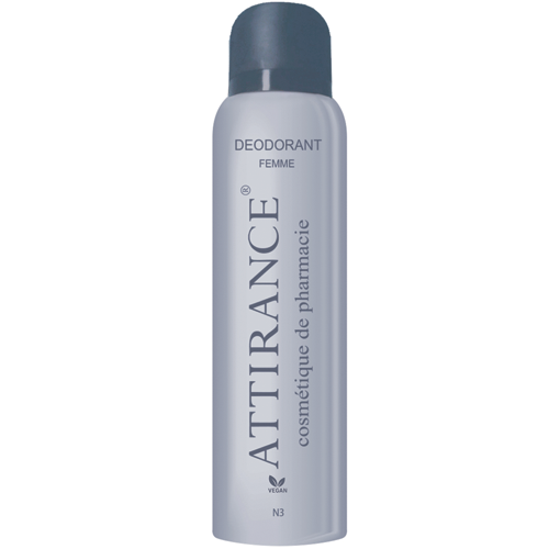 ATTIRANCE Deodorant Vegan N3 Water Bamboo And Cedarwood 150 ml 0174