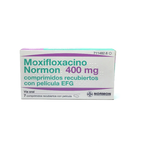 moxifloxacino Normon tab 400mg #7