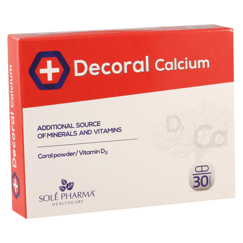 Decoral calcium caps #30