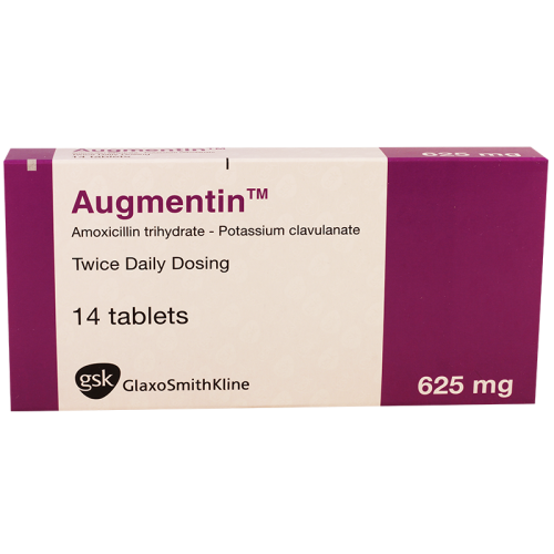 Augmentin tab 500mg+125mg #14