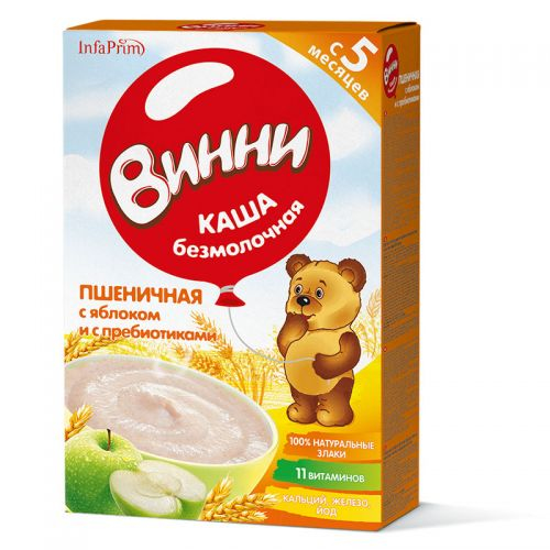 Viny - porridge wheat with apple prebiotic /5 months+/ 4558/4596/4536/4930