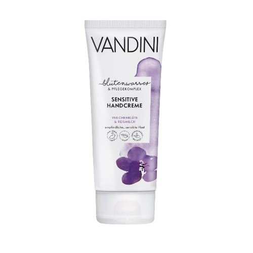 VANDINI - SENSTIVE Hand Cream Violet Blossom  Rice Milk 75ml 0310/1013