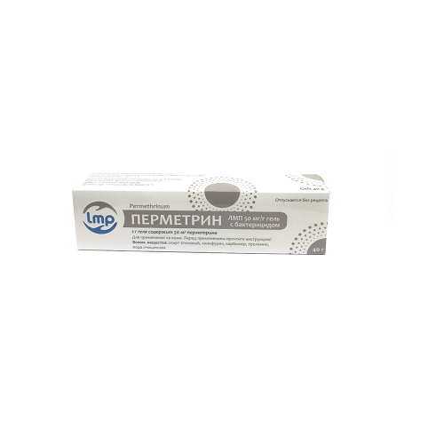 Permethrinum gel 50mg/1ml 40.0