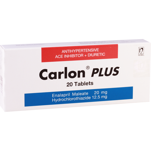 Carlon plus tab 20mg+12.5mg #20