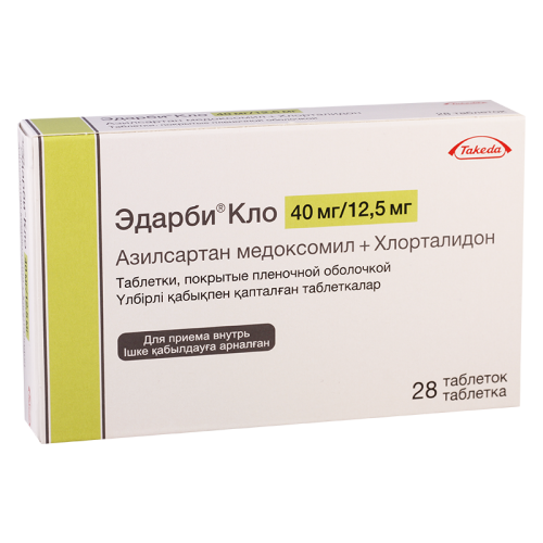 Edarbi Clo tab 40mg+12.5mg #28