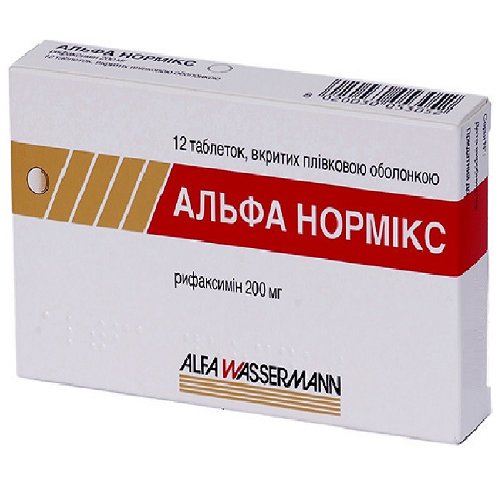 Alfa normix tab 200mg #12