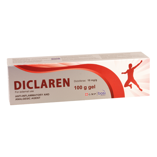 Diclaren gel 10mg/g 100g #1