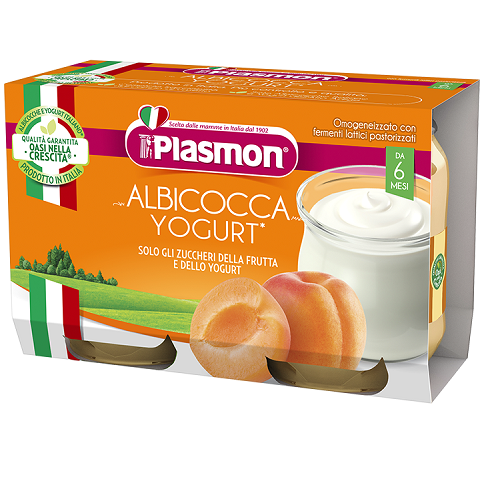 Plasmon Yogurt Apricot 2x120 gr