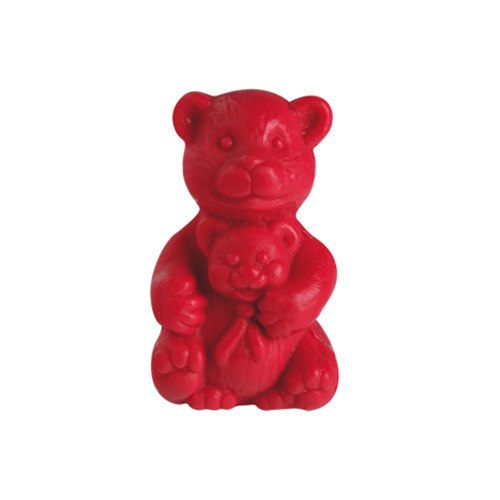 30GR ANIMAL SOAP - BABY BEAR. RED-RASPBERRY