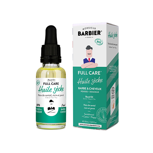 Monsieur Barbier Beard  Hair care ORGANIC Oil 30mL