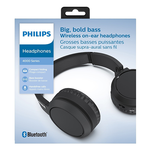 Phillips - Headphone TAH4205BK / 00 Wireless BT Black