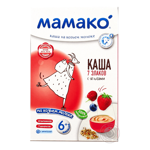 MAMAKO Goat milk-based multi-cereals breakfast with berries 0293/9558
