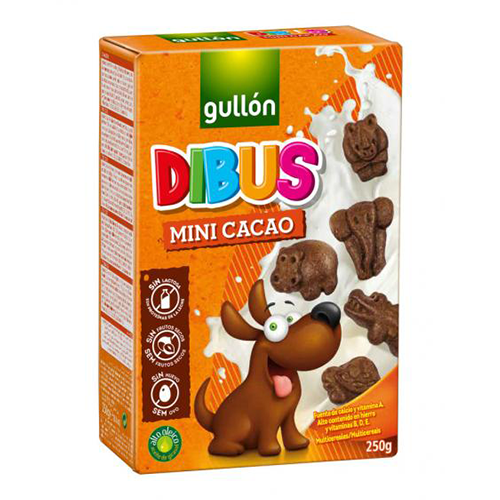 GULLON dibus mini lactose free 250gr 2256