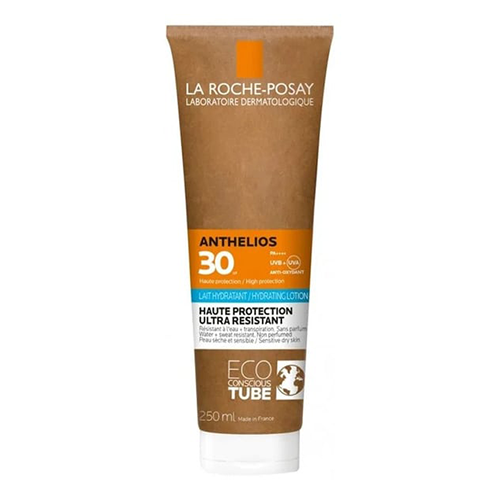 LA ROCHE POSAY -ANTHELIOS MOISTURIZING FACE AND BODY MILK IN ECO TUBE SPF 30  250 ml 1116