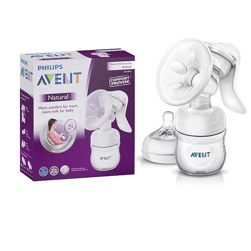 Avent - manual breast pump. + soother + container 330/13/6324 #1