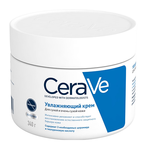 Cerave - Face/body Moistuirising Cream with 3 essential Ceramides and Hyaluronic Acid for Dry to Very Dry Skin  340gr 7227