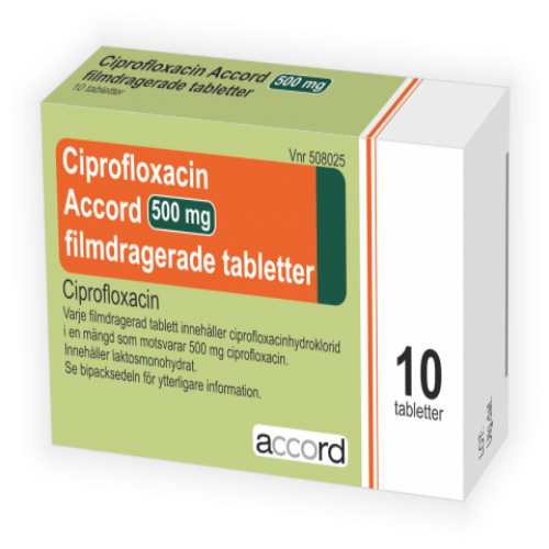 Ciprofloxacin Accord tab 500mg #100