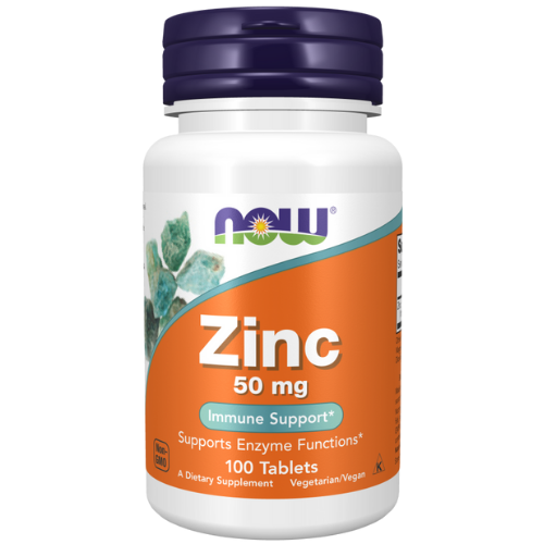 NOW ZINC GLUCONATE 50MG TABS #100