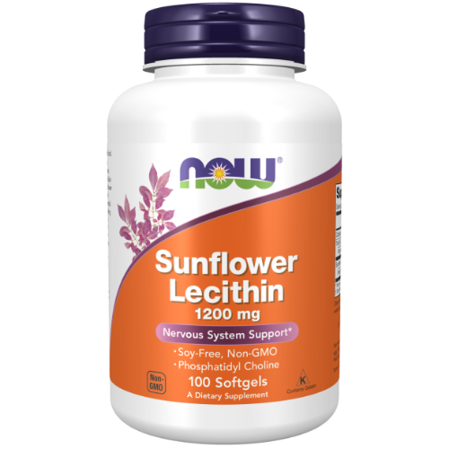 NOW SUNFL LECITHIN 1200MG  SGELS #100