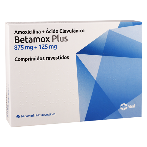 Betamox plus tab 875mg+125mg #16