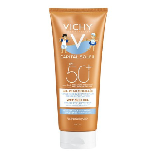 Vichy -  Capital Soleil sun protect SPF50+ kids wet skin gel 200ml 5206