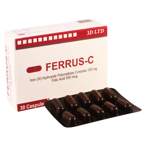 Ferrus-C caps 100mg+550mkg #30