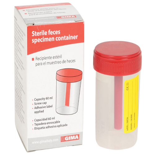 Faeces container 60ml