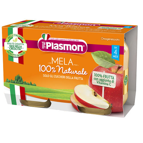 Plasmon Apple Puree 2x104 gr