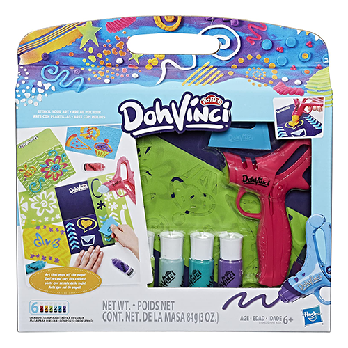 Playdoh DohVinci Stencil Art Set