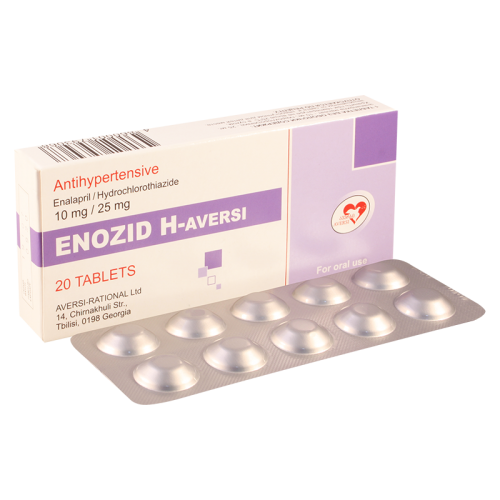 Enozid-H tab 10mg+25mg #20