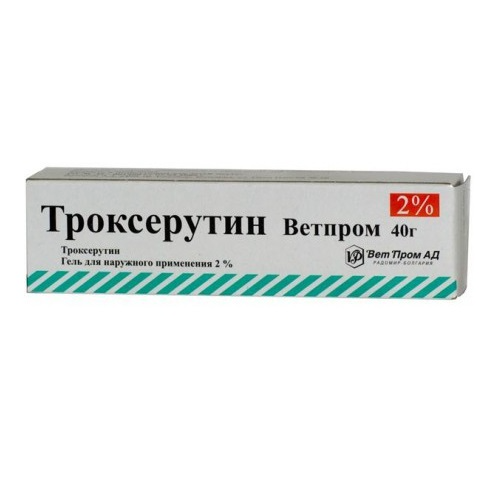 Troxerutin DS /Danson/ gel 2% 40gr