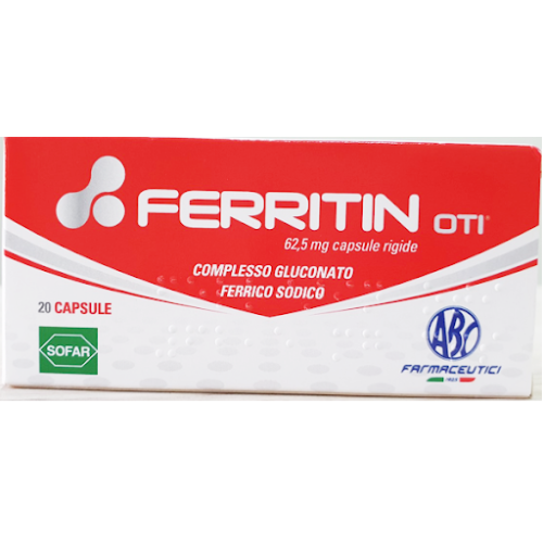 Feritin oti caps 62.5mg #20