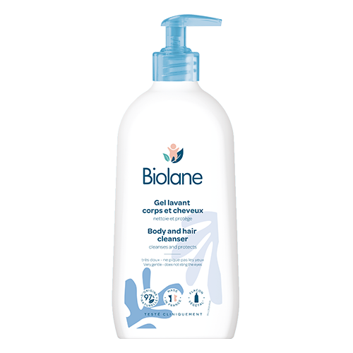 Biolane-2 in 1 Body and Hair Cleanser 350ml 0448