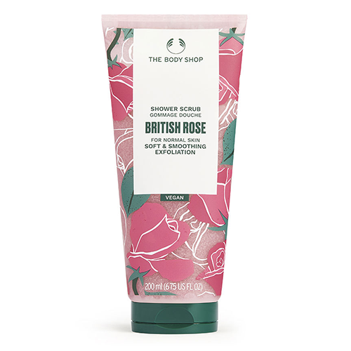 SHOWER SCRUB BRITISH ROSE 200ML 96133/36559