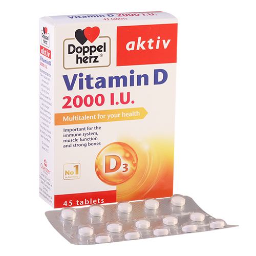 Doppel herz vit D-3 tab 2000IU #45