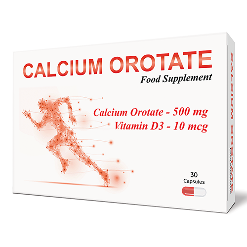 Calcium orotat caps 500mg+400ui #30