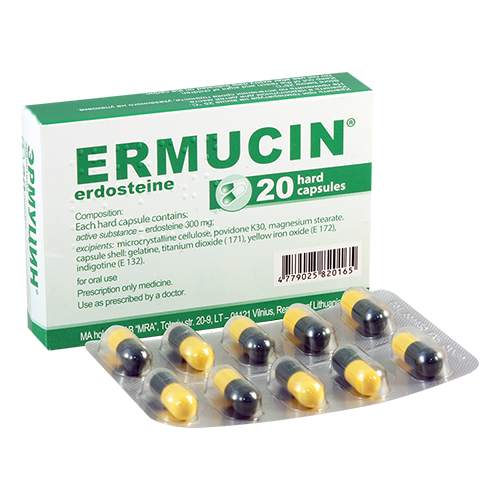 Ermucin caps 300mg #20