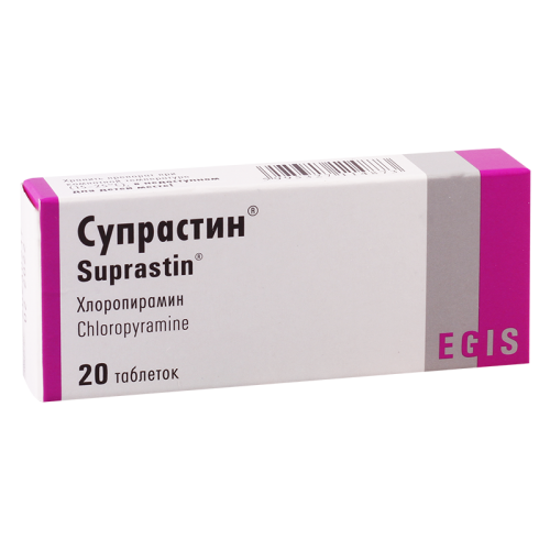 Suprastin tab 25mg #20