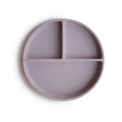 Mushie Silicone Plate Soft Lilac