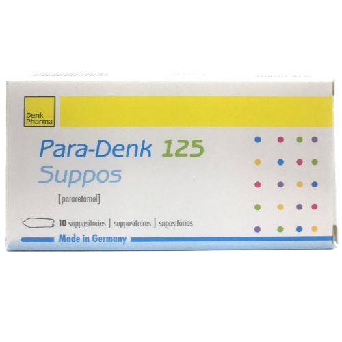 para denk 125mg sup #10