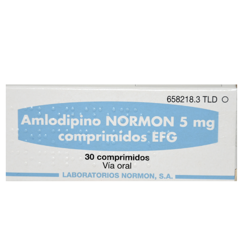 Amlodipino NORMON 5mg tablets #30