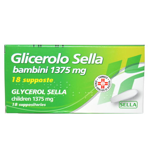 GLICEROLO SELLA Supposte 1.375mg #18