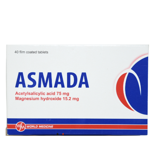 asmada tab 75mg+15.2mg #40