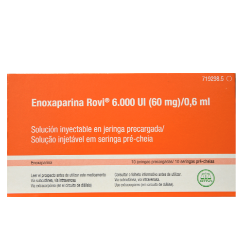 Enoxaparina Rovi 60mg/6000UI #10