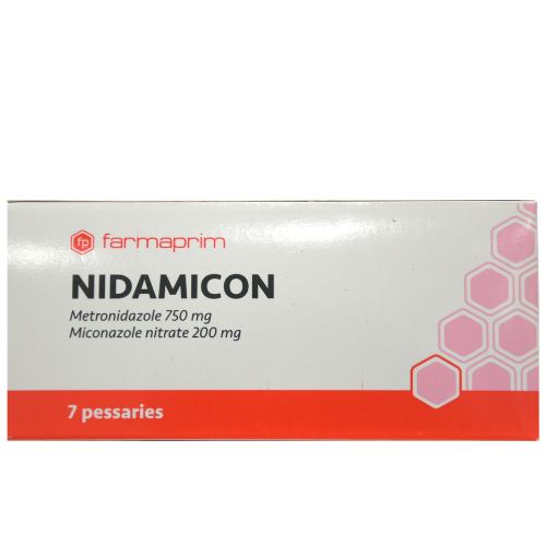 Nidamicon vaginal pessaria 750mg+200mg #7