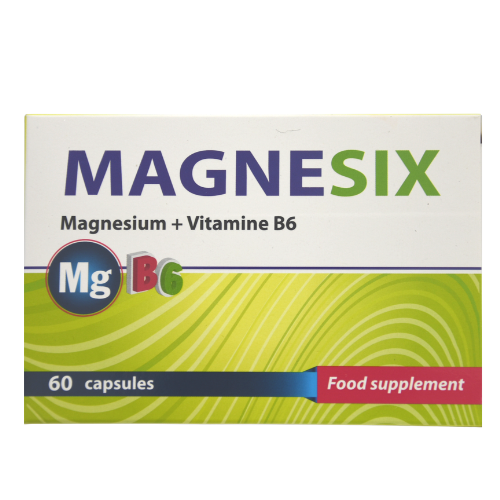 Magnesix caps 500mg+6mg #60