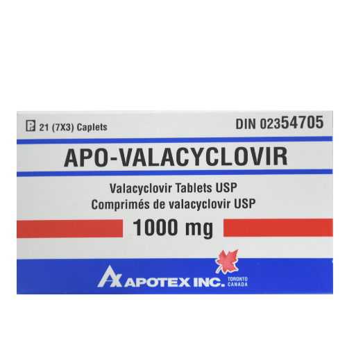 Valacyclovir-APO tab 1000mg #21