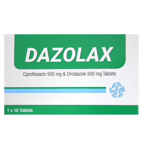 Dazolax tab 500mg+500mg #10