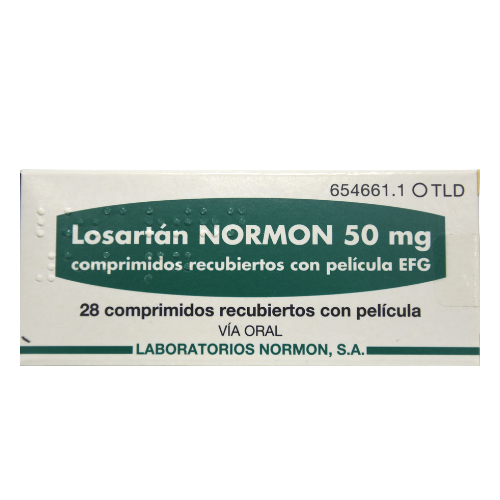 Losartan NORMON 50 mg # 28 tablets