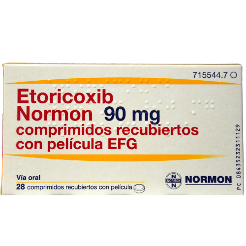 Etoricoxib Normon 90mg film-coated tablets №28